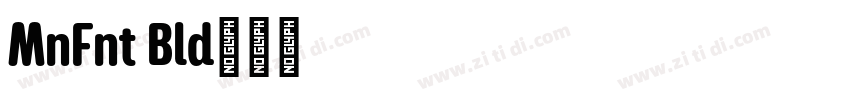 MonFnt06 Bold字体转换